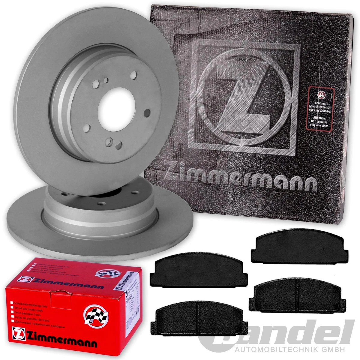 Гальмівні диски та колодки Zimmermann для FIAT BRAVO II - безпека та якість