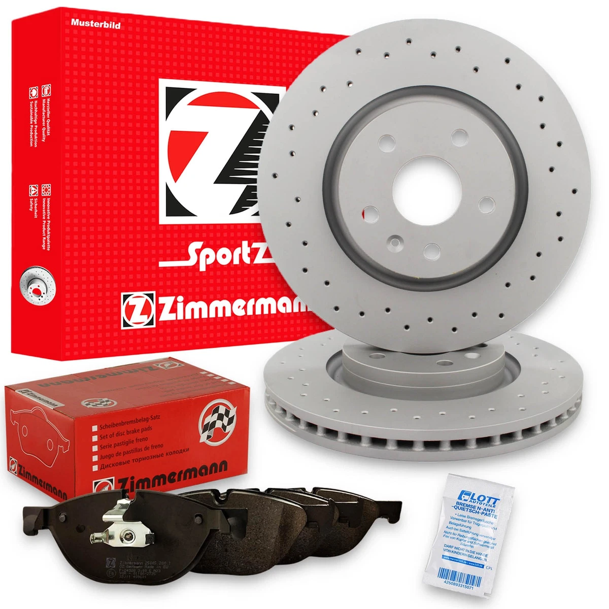 Гальмівні колодки та диски Zimmermann для INFINITI QX70 — якість і безпека